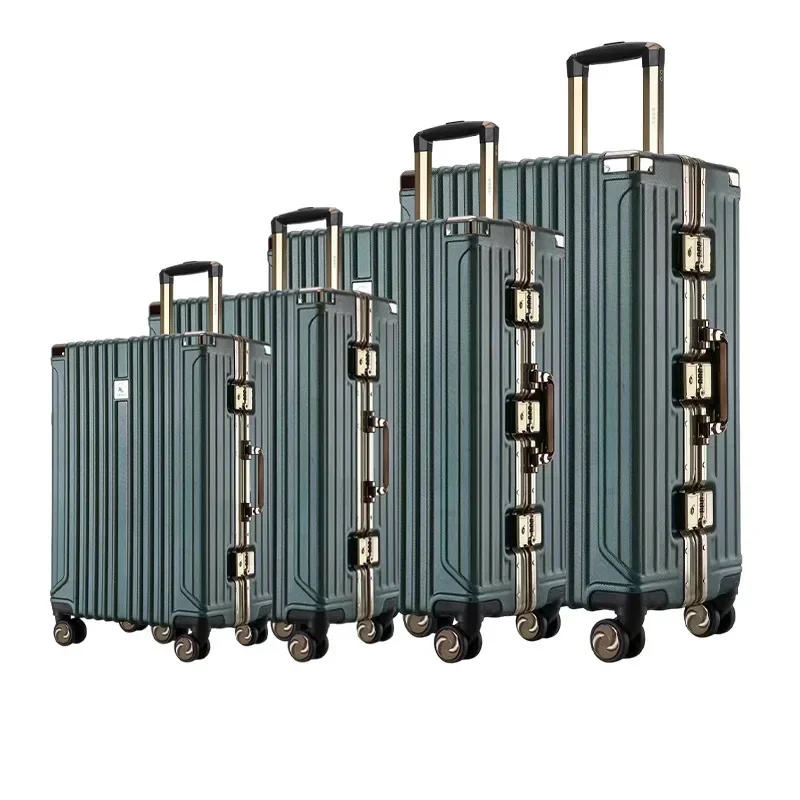 Aluminum Frame Luggage Large Capacity Suitcases Valise  with Universal Wheels Business Suitcase