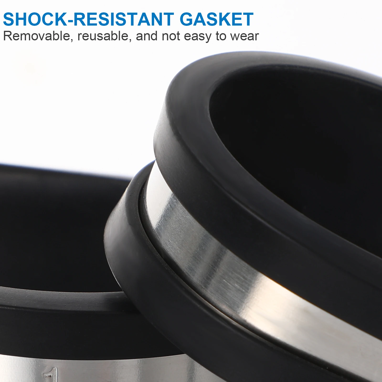 

72 Pcs Stainless Steel Hose Clamps Cable Ties Black 304 Material R Shape Multi Size Home Industrial Automotive Use