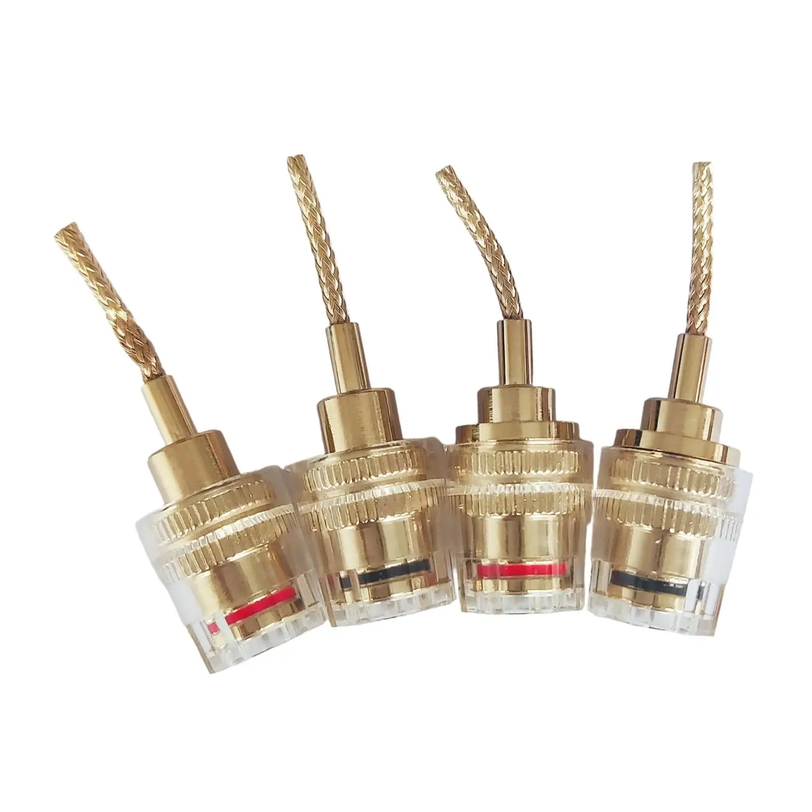 4 قطع من عمود ربط مكبر الصوت، قطع الاتصال السريع، محطة مكبر الصوت