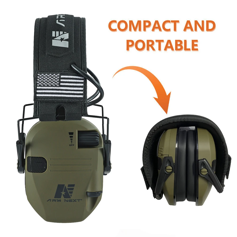 Imagem -03 - Electronic Shooting Earmuffs Tactical Sound Amplification Headconjunto Proteção de Ouvido Anti-noise Ear Muff Esportes ao ar Livre D20