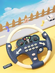 Volante multifuncional con rotación de 360 ° para niños, simulación de conducción, coche, Co Pilot, juguete eléctrico, juguete Vocal, regalo