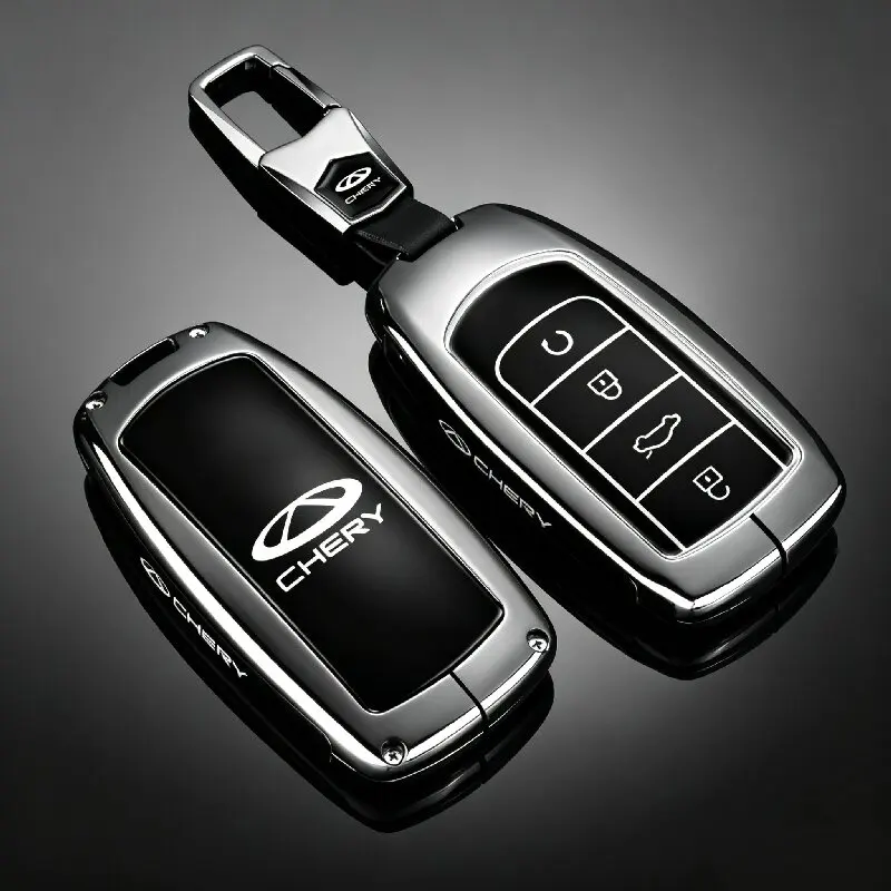 Key Fob Protector For Chery Tiggo 7 Tiggo 5x Tiggo 8 Tiggo Car Key Cover Zinc Alloy Tiggo 4 Pro 2 Arrizo 5 8 Car Accessories