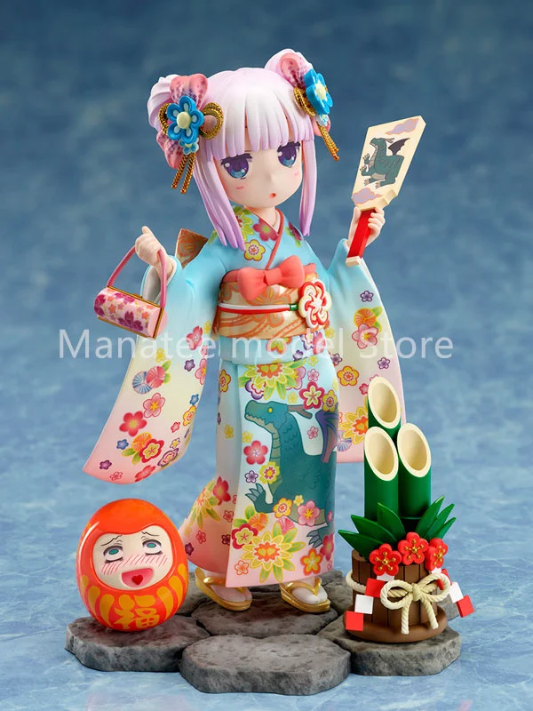 FuRyu Original Miss Kobayashi's Dragon Maid Kanna -Finest Kimono- 1/7 PVC Action Figure Anime Model Toys Collection Doll Gift