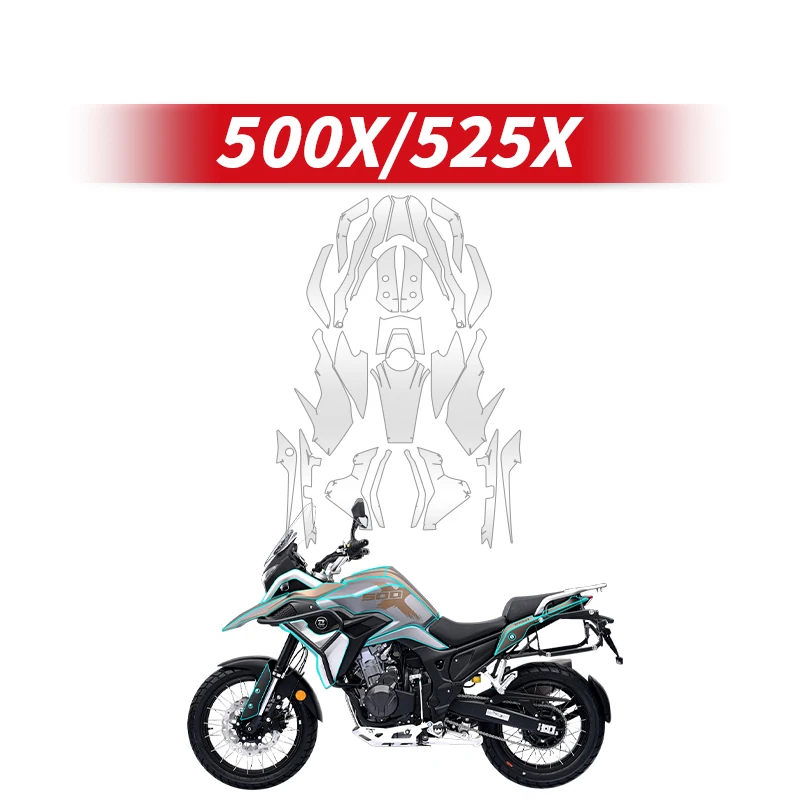 For KOVE 525X 500X Moto Full Paint Protection Film Of Bike Accessories Full Body Protective TPU material