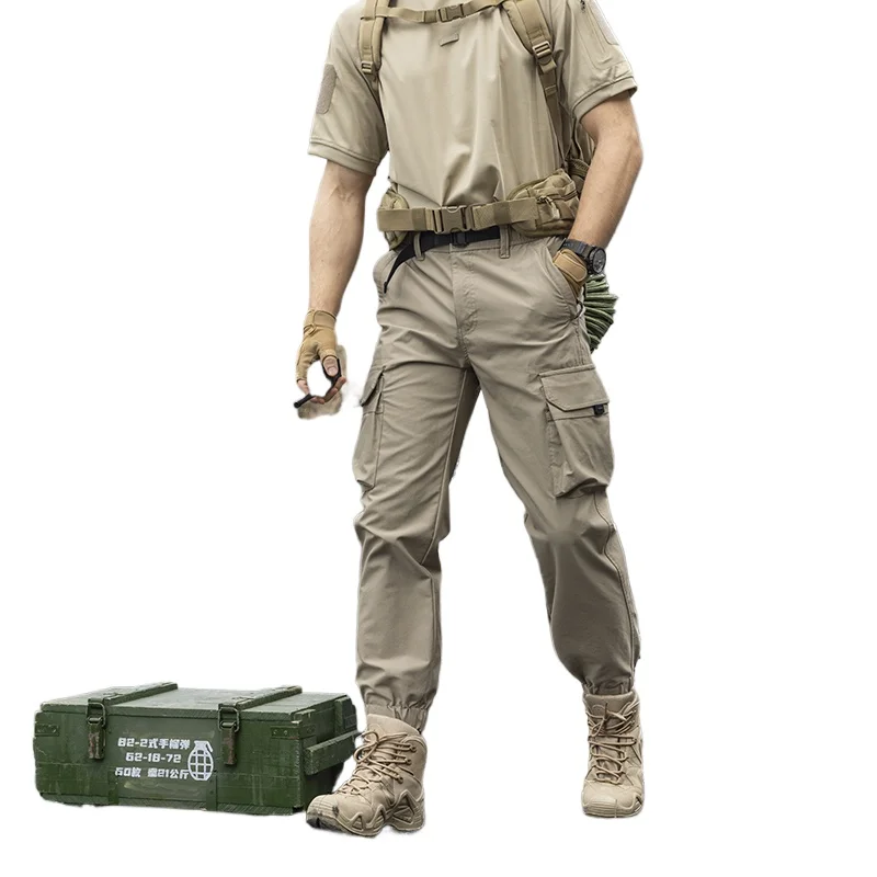 

Men's Trendy Workwear Pants - Multi-Pocket Outdoor Hardcore Tactical Pants, Suitable for Mountain Climbing Camping & Exploration