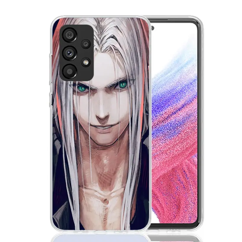 Anime FINAL FANTASY 7 BloodyBeni Phone Case for Samsung Galaxy A15 A14 A13 A12 A55 A54 A53 A52 A35 A34 A33 A32 A25 A24 A23 A22 A