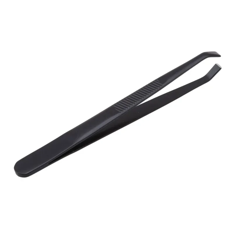 1PC Eyebrow Tweezers Facial Hair Removal Clip Stainless Steel Flat Slant Tip Eyebrow Eyelash Makeup Tweezer Beauty Tools