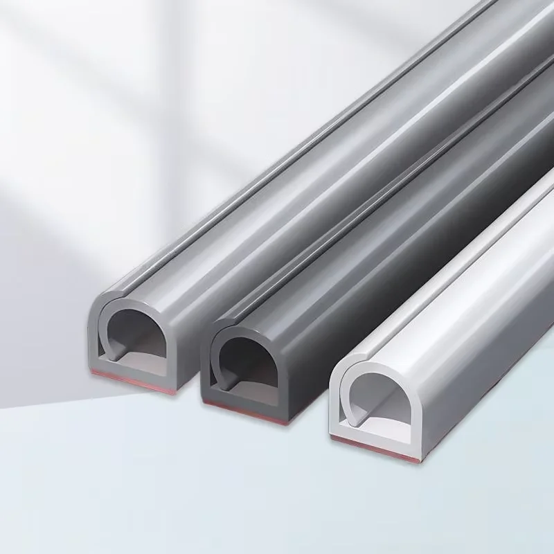 1PC 1/2/3meters Flexible Floor Cable Cover PVC Cord Wall Cord Hider Floor Cable Management Wire Cover Easy Installation