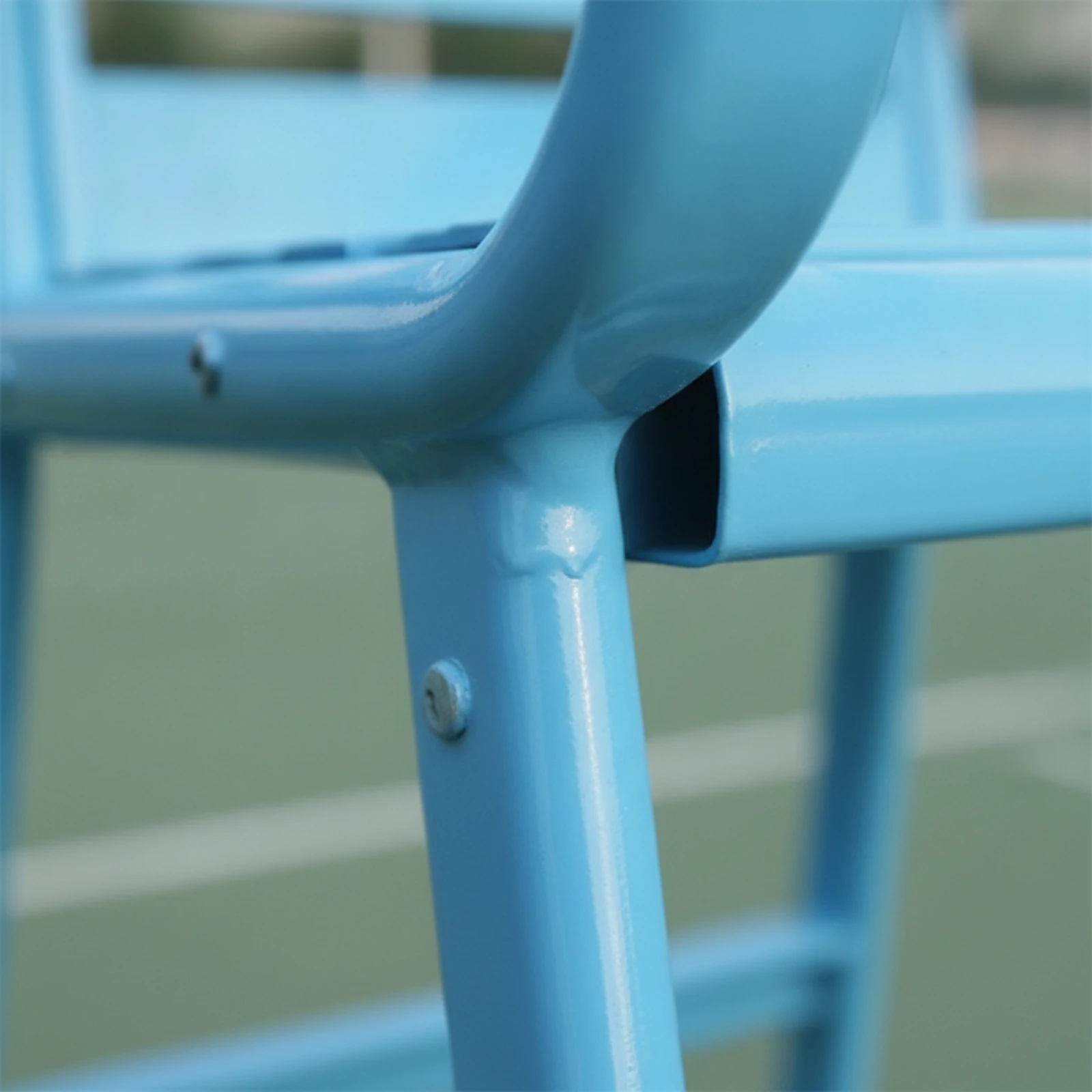 Badminton Referee Chair Mobile Umpire Chair with Wheels Stepped Stable for Referees, Sports Venues