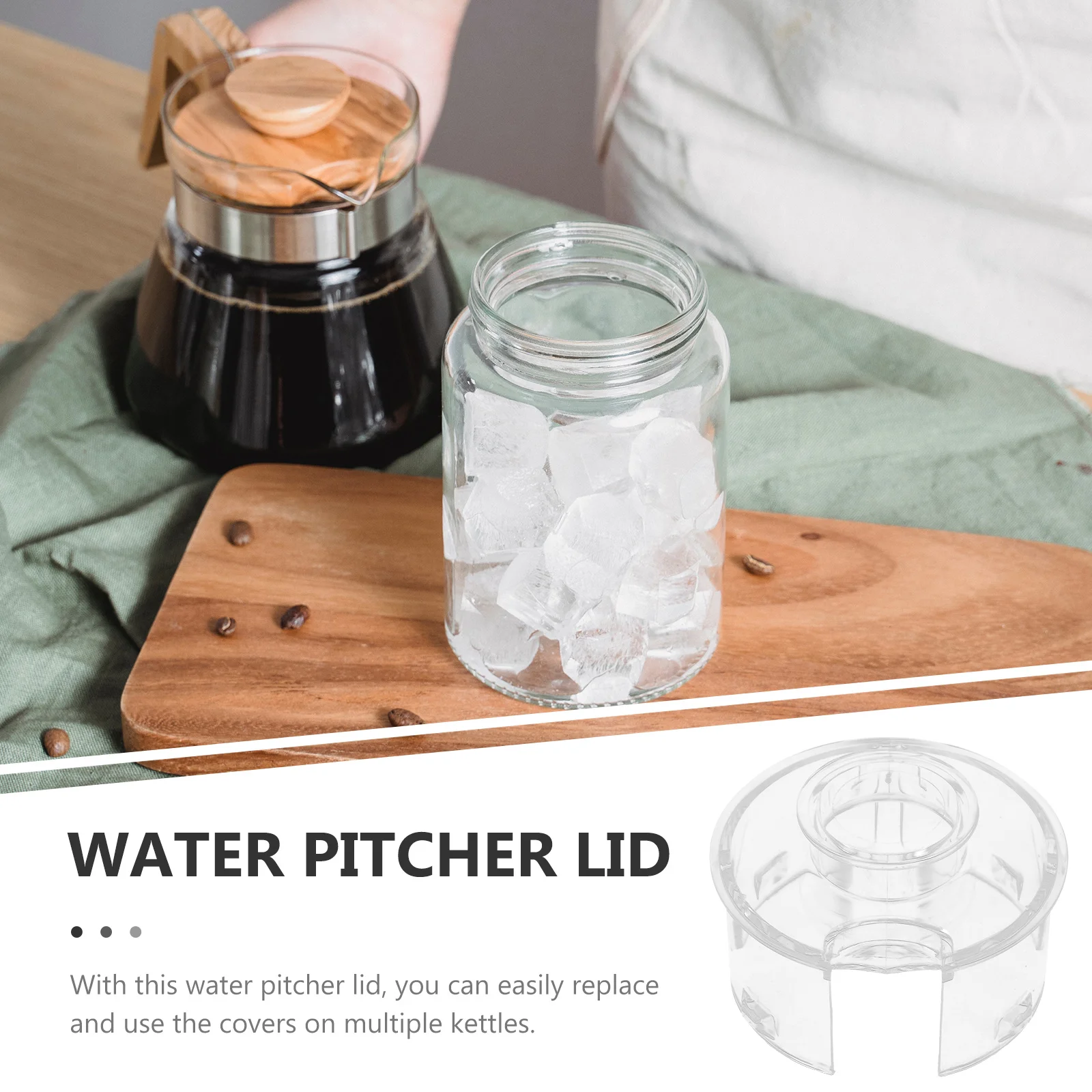 

Water Lid Universal Replacement Plastic Cover For Jug Pitcher Supply Kitchen Jug Cover Practical Pitcher Accessory