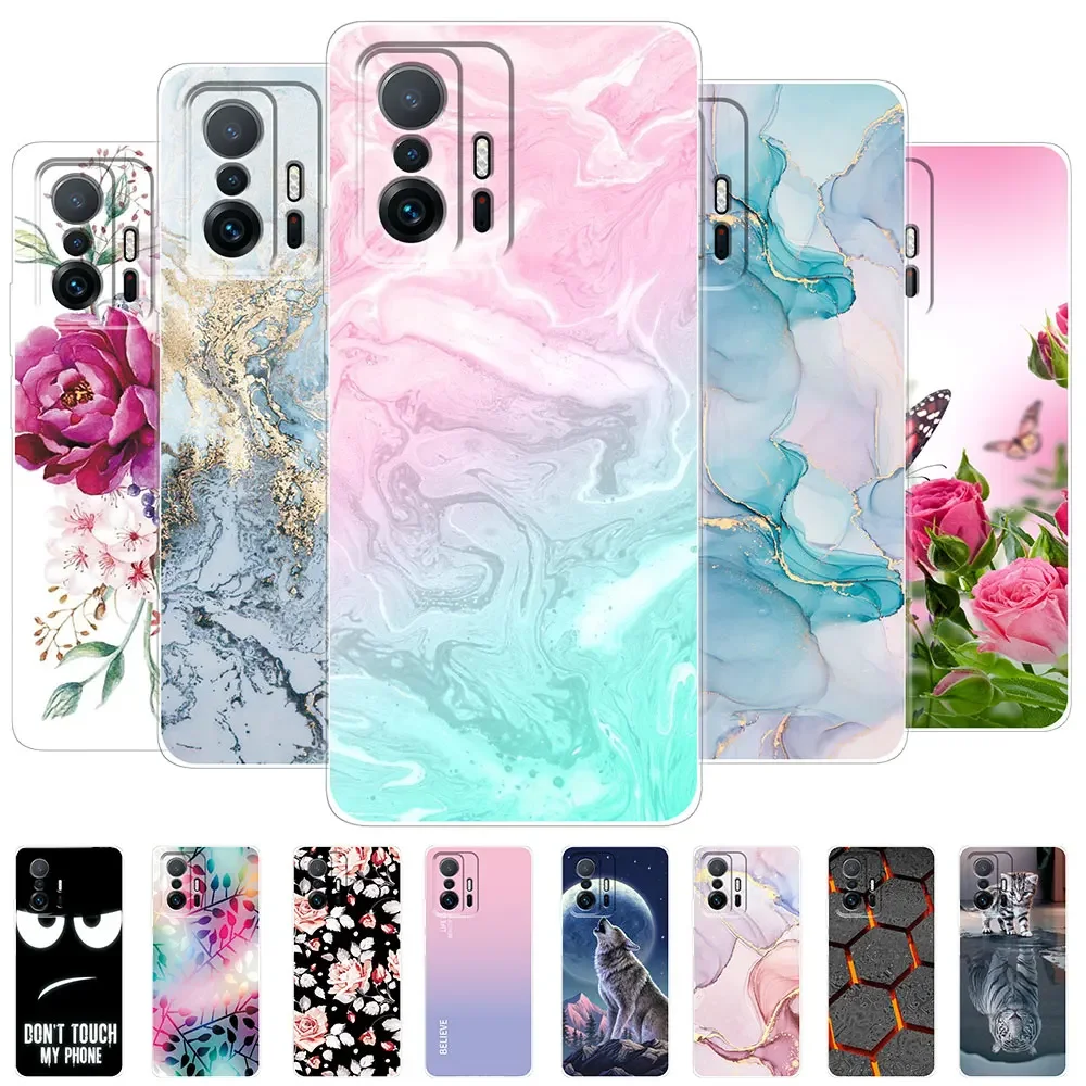 Case For Xiaomi Mi 11T Pro Cover Clear Soft Silicone Phone Fundas For Xiaomi 11T Pro Bumper Coque For Xiomi 11T 11TPro 5G Cases