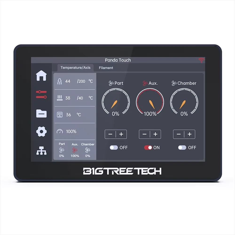 BIGTREETECH Panda Touch Screen 5'' Display for Bambu Lab X1 P1 Plug&Play Custom UX&UI Multi-Printer Wireless Control 3D Printer