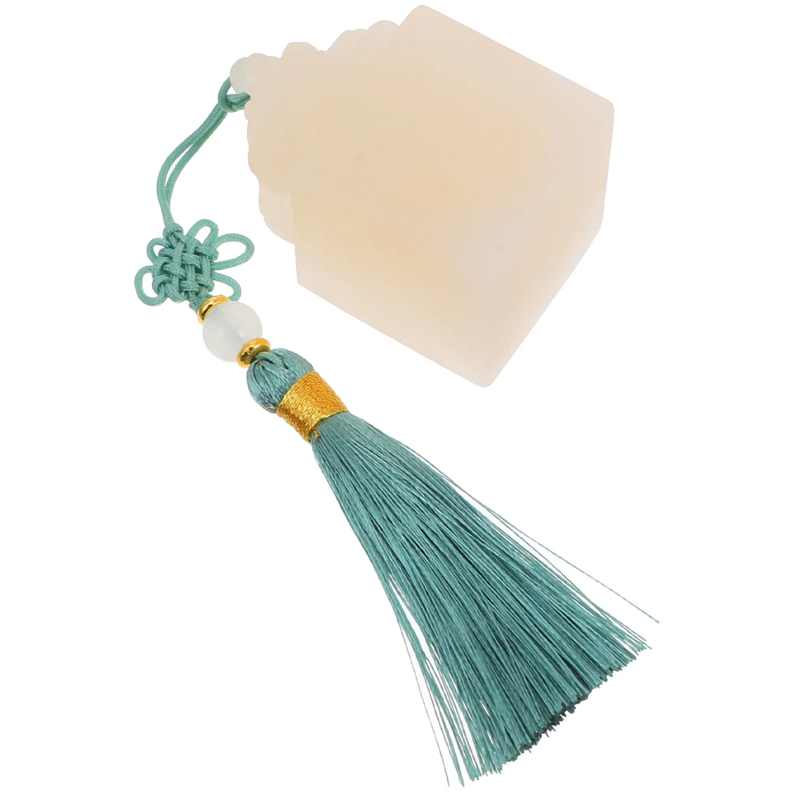 

Chinese Name Stamp Seal Stone White Vintage Private Seal Tassel Suitable for Carving Stamps DIY Name Stamp