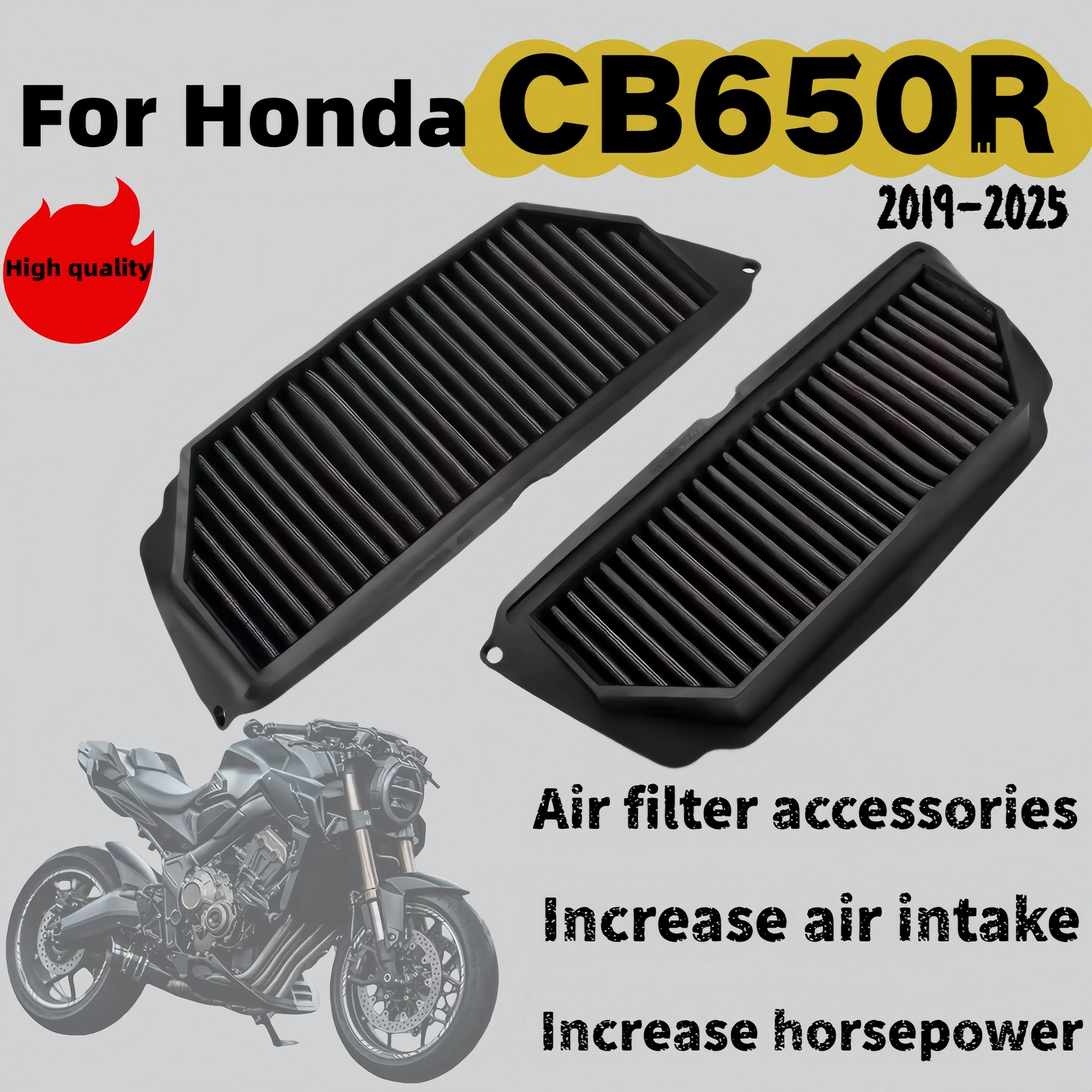 

Для Honda CBR650 CB650R оригинальный новый импортный воздушный фильтр Honda CB650R элемент воздушного фильтра впускной сердечник воздушный фильтр