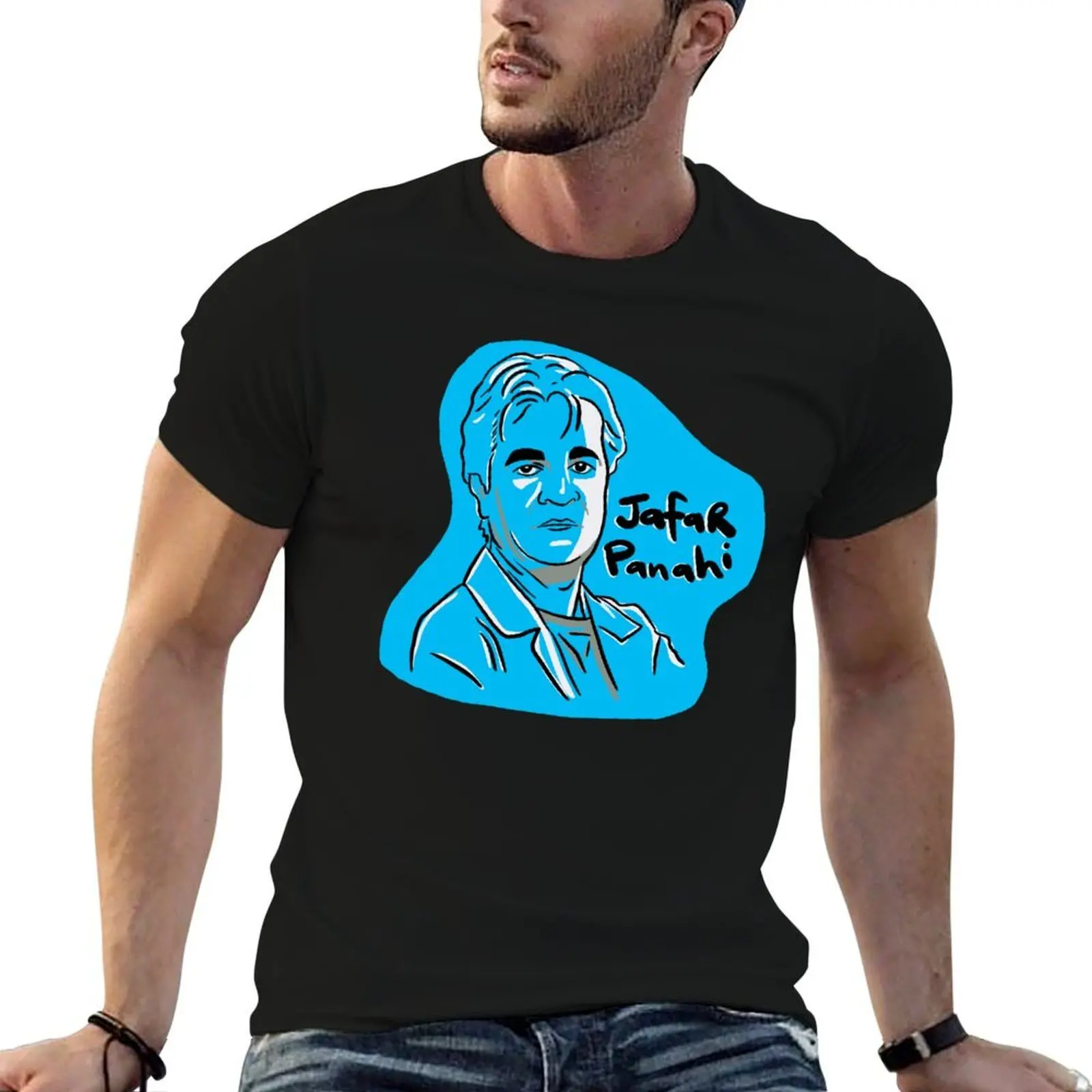 

Jafar Panahi T-Shirt cotton t shirt man t shirt man cotton T-Shirt