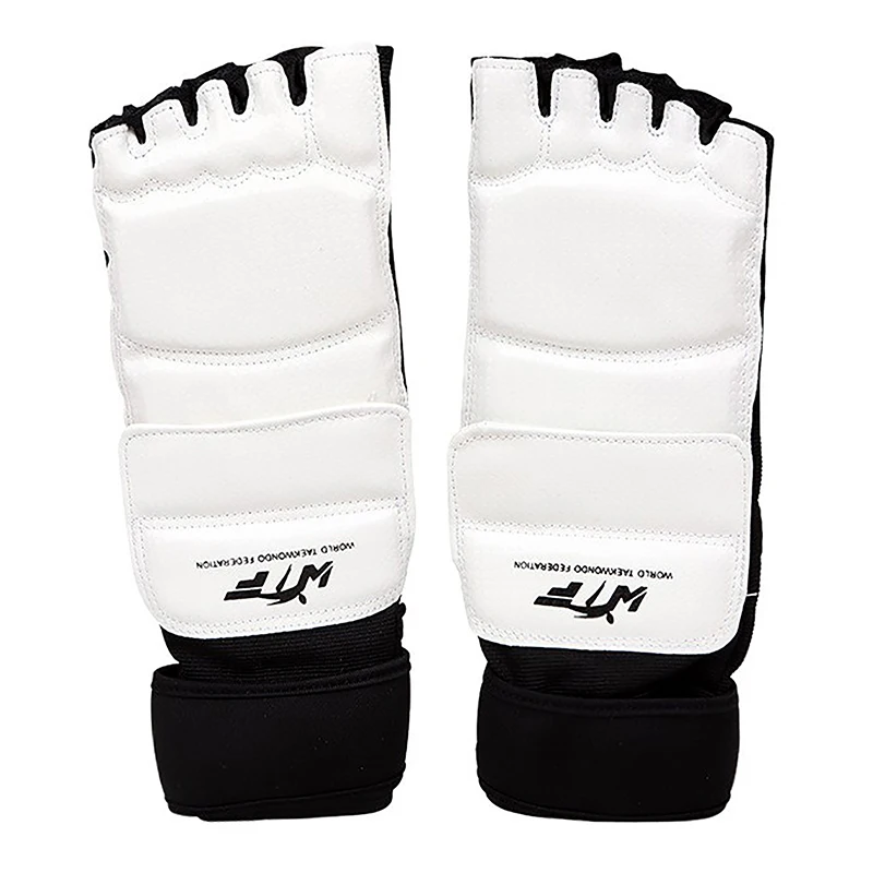 Taekwondo  Leather Foot Gloves Sparring Karate Ankle Protector Guard Gear Boxing Martial Arts Foot Guard Sock Adult Kid