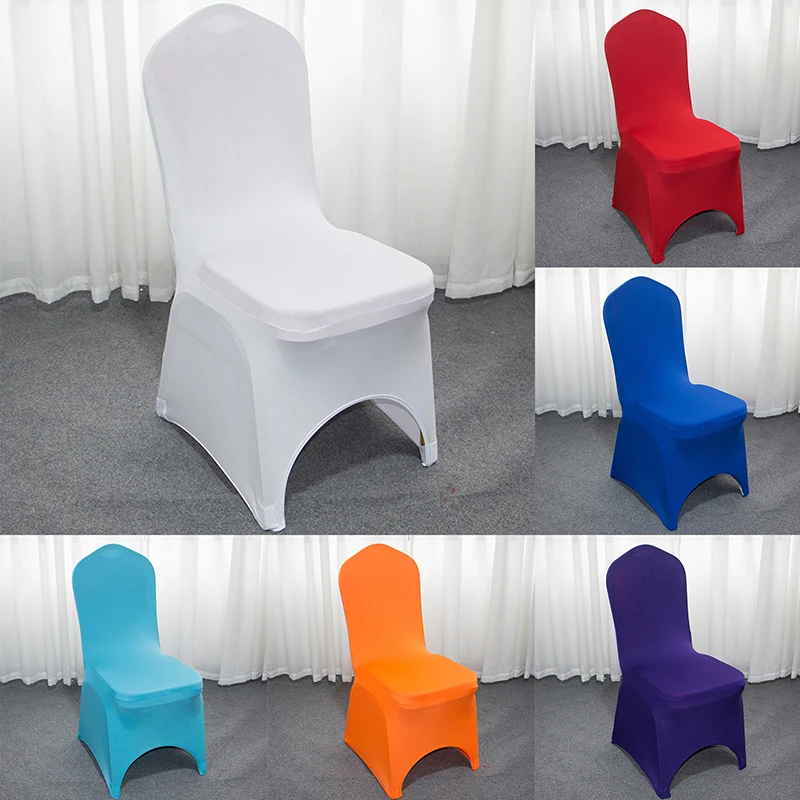 1PC Universal Washable Wedding Chair Covers Spandex Stretch Slipcover for Restaurant Banquet Hotel Dining Party Chair Cover