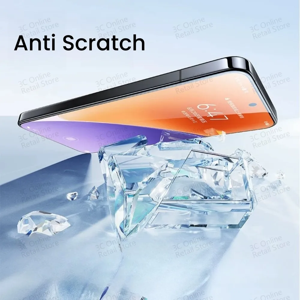 2 قطعة سهلة التركيب الزجاج المقسى ل Xiaomi 14 13 15 حامي الشاشة التغطية الكاملة قسط الغبار الحرة طبقة رقيقة واقية على Mi 15