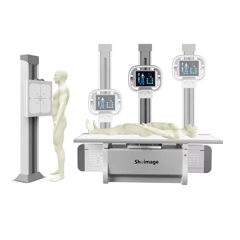 65KW 800MA Floor-Mounted X-ray DR Radiography Digital Double Column X Ray Equipments Machine
