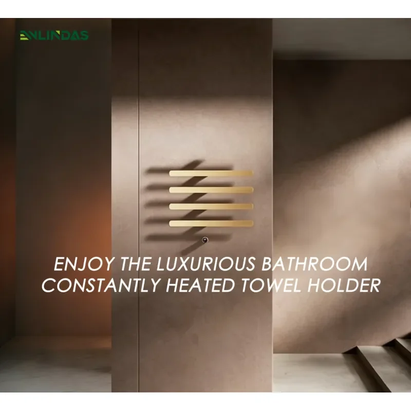 Bathroom Concealed Stainless Steel Constant Temperature Heating Towel Warmer Heated Electric Heating Towel Drying Rack