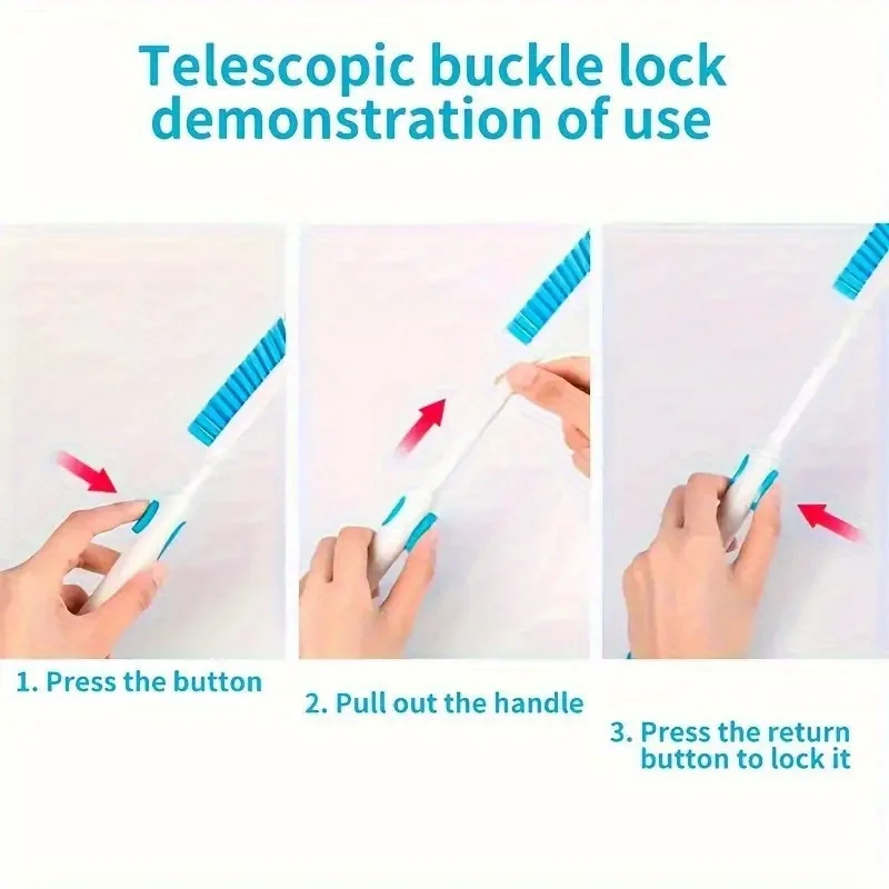 1pc New Sink Motorcycle Cleaning Brush Long Elbow Handle 360 Clean Tail Hole Crevice Milk Bottle Gap Glass Tube Kitchen Tool