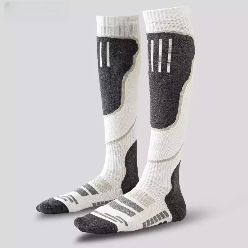 

Профессиональные теплые лыжные носки для активного отдыха, высокие, утолщенные, для мужчин и женщин, для горнолыжного спорта и альпинизма, зимние спортивные носки