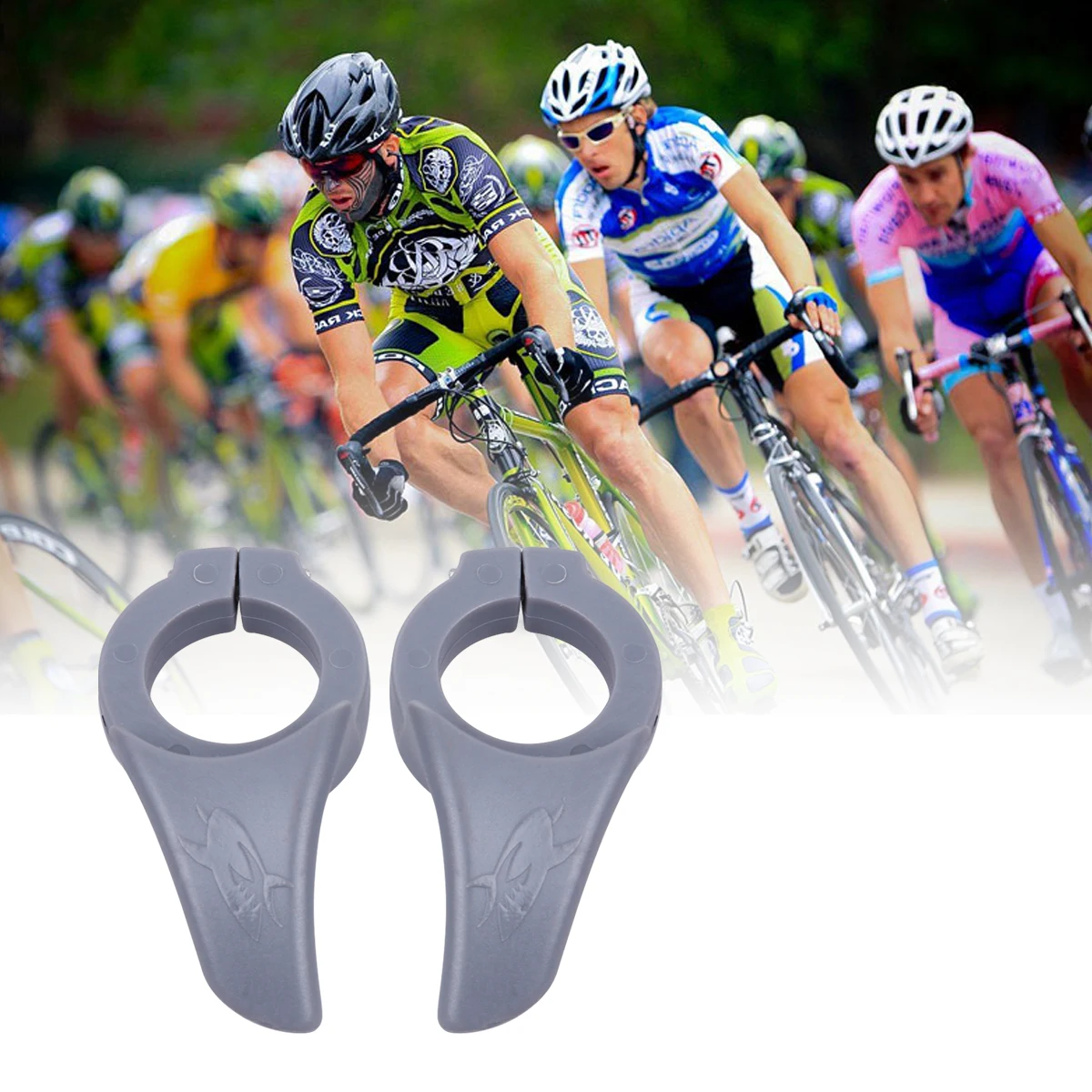 

Horn Handlebar for Road Mountain Bike Ergonomic Lightweight Durable Grey Reduces Fatigue Suitable Long Cycling Bike