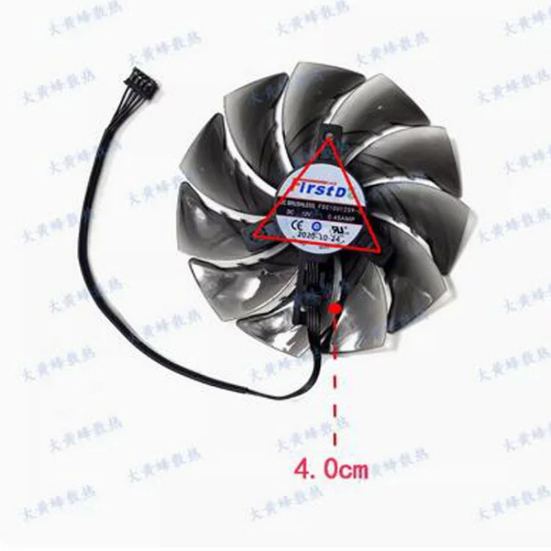 For ASROCK Arc A380 6GB Challenger ITX OC Graphics Card Cooling Fan Parts