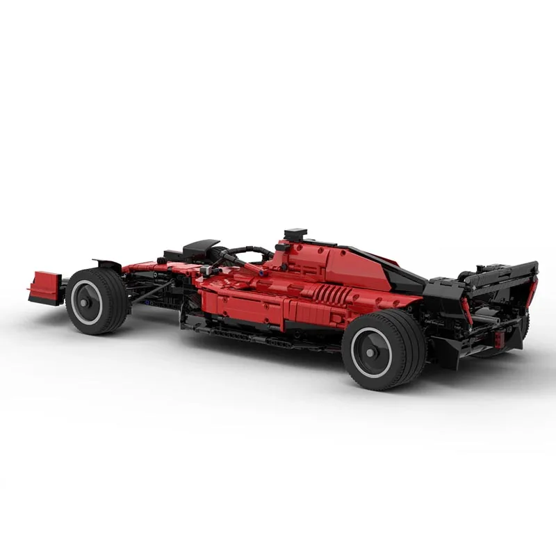 New MOC-138981 W14 And MOC-138621 SF23 scale 1:8 SuperRace Car Model Buiding Creators Block Bricks Toys Kids Birthday Gifts