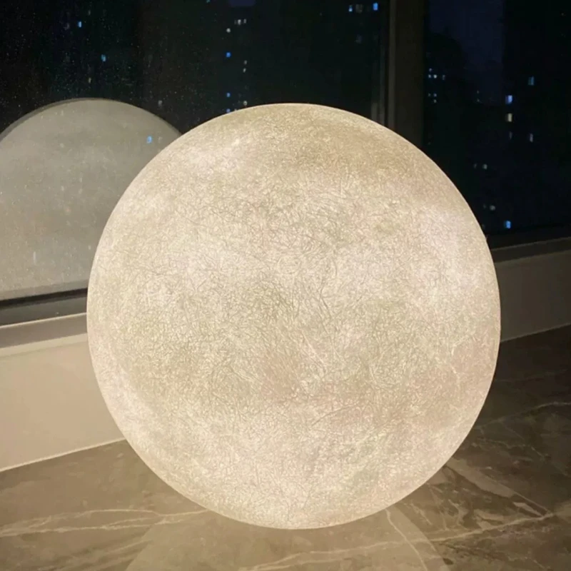 

Moon Tricolor Night Light Minimalist Creativity Nightlight Flicker Free Eye Protection Lighting Lights Living Room Bedroom Lamp