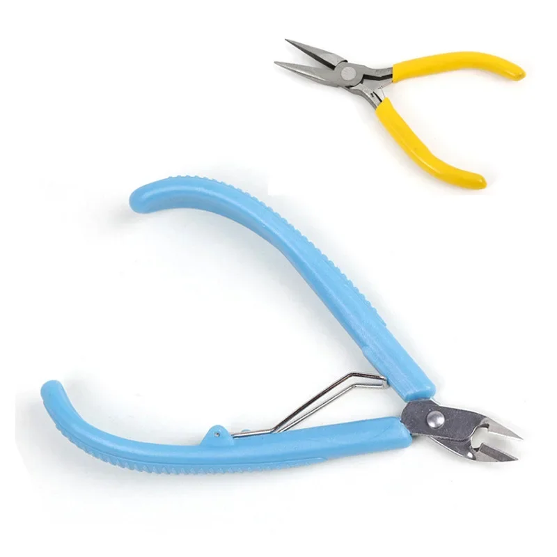 3D Metal Puzzle Manual Making Tool Kit Needle Nose Pliers Styling Pliers Scissors Metal Assembly Model Tools Tweezers Pincers