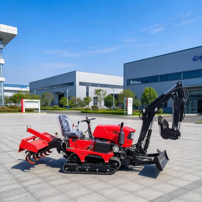 Customized Highly-rated Four-wheel Rotary Tiller, Wheeled Farming equipment, Agricultural Soil Tillage Machine