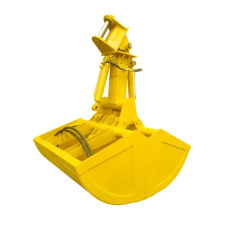 

Hydraulic excavator shell bucket dredging sand river dredging
