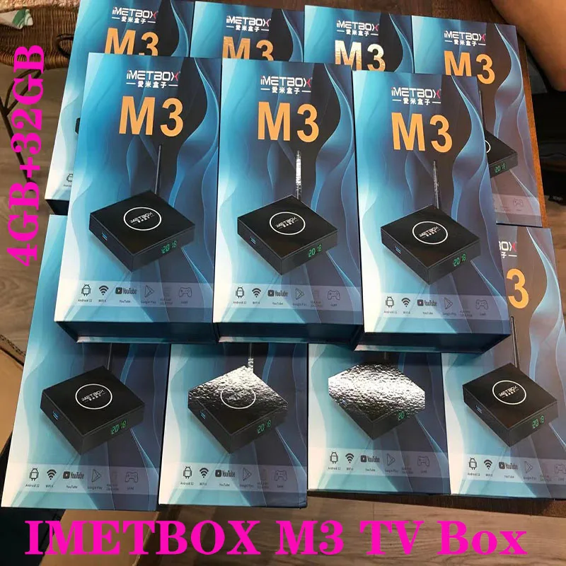 Imetbox-tv box M3 original, Android 12, 2024, 4 GB, 32 GB, 8k, para EE. UU., Corea, Japón, Canadá, Singapur, Australia, vs, evpad, svicloud, 9p, ubox