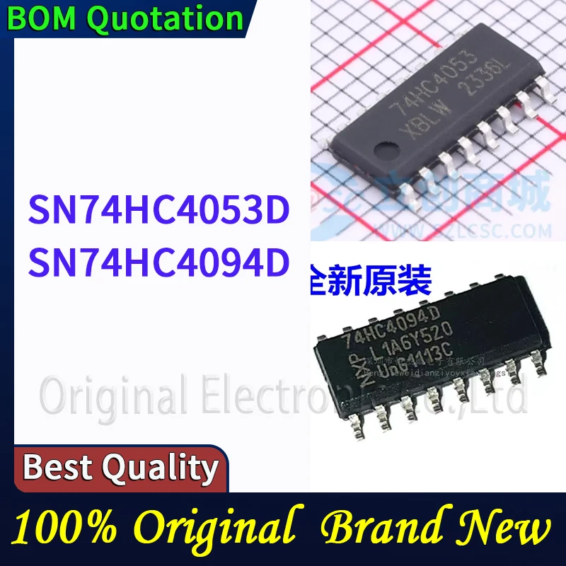 

5pcs/lot SN74HC4053D SN74HC4094D In stock Original High quality