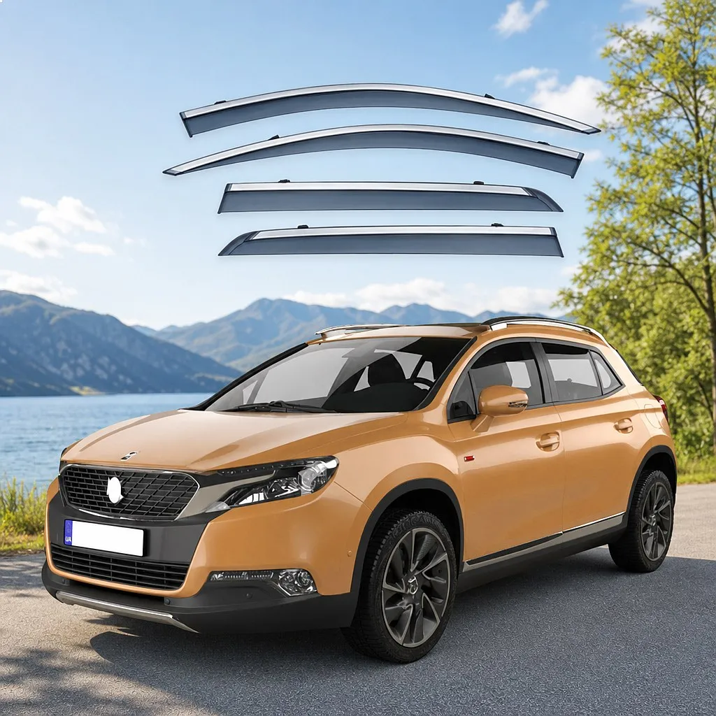 

For CITROEN DS6 2014-2020 Car Window Visor Rain Sun Shade Side Deflector Awning Auto Accessories