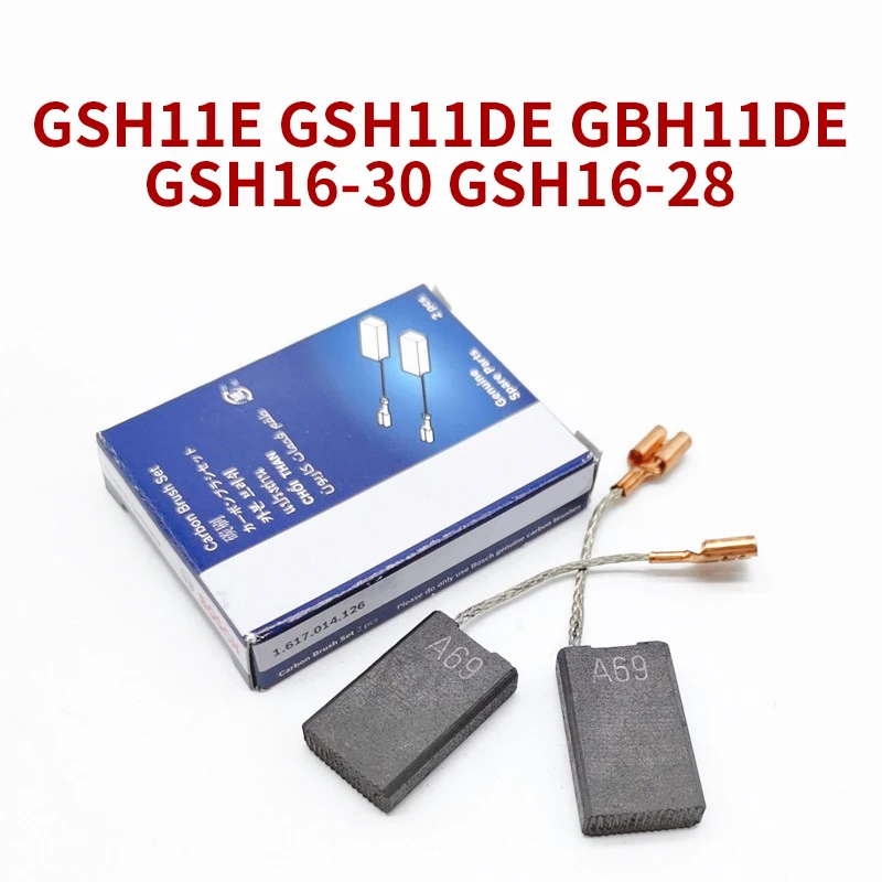 

Carbon Brush for Bosch GSH11E 11DE GBH11DE GSH16-30 16-28 Electric Hammer Electric Pick Accessories Replacement 1617014126