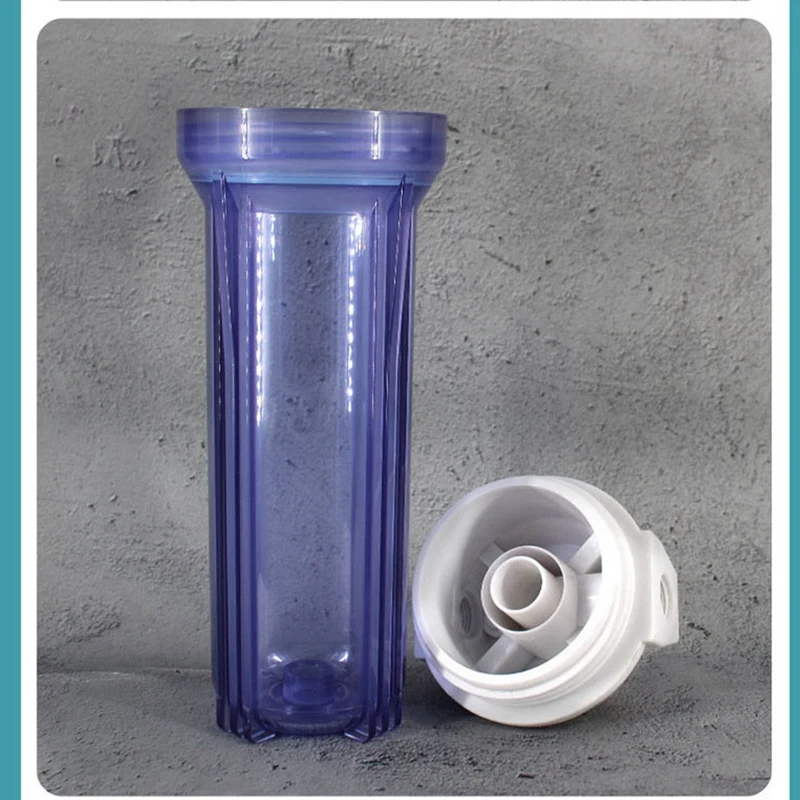 10Inch Prefilter Water Filter Bottle Explosion-Proof Bottle Water Filter Parts Connector G1/2Inch Interface Filter Shell