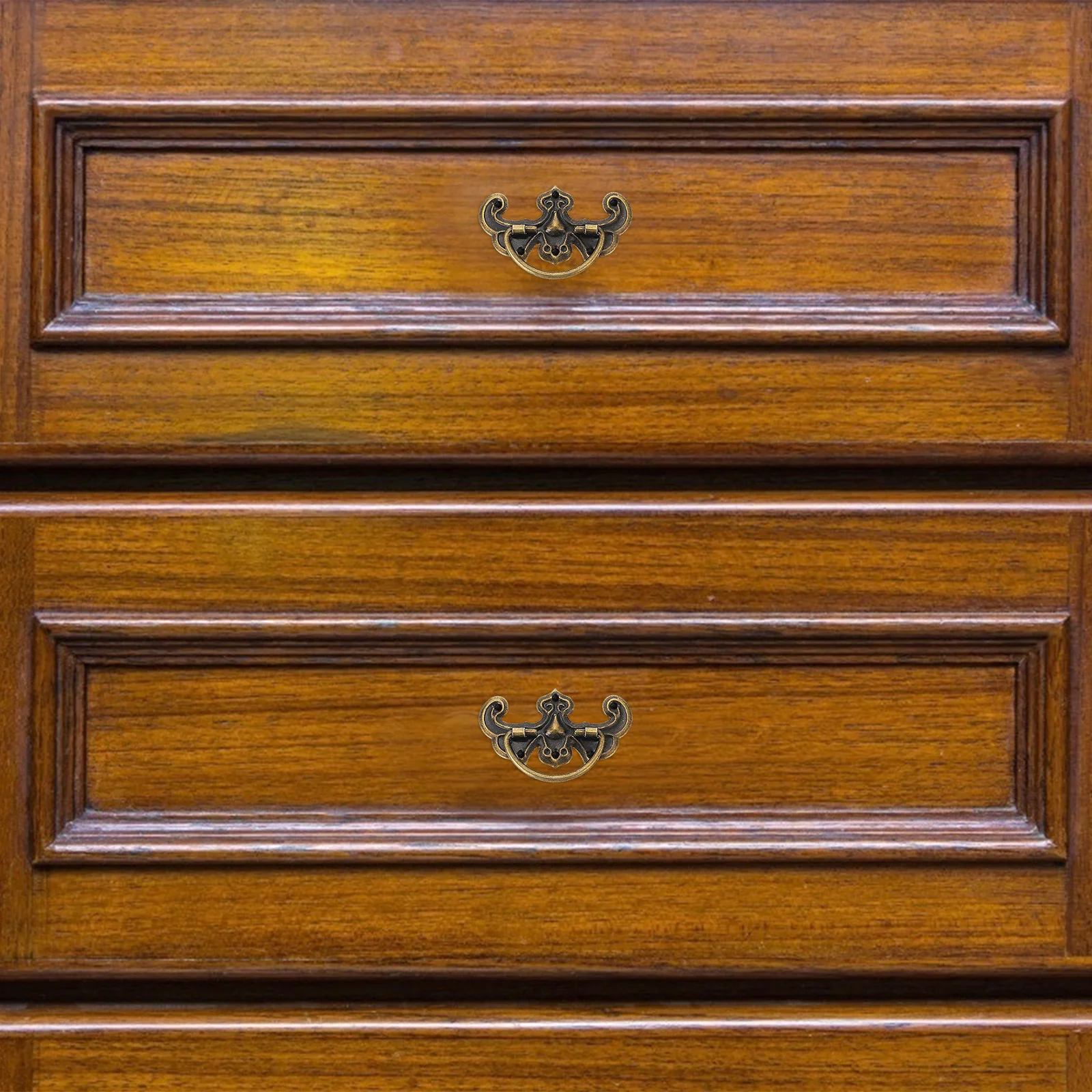 

20Sets Retro Cabinet Knobs Jewelry Box Handles Easy Install European Style Pulling Knobs Good Quality Appearance