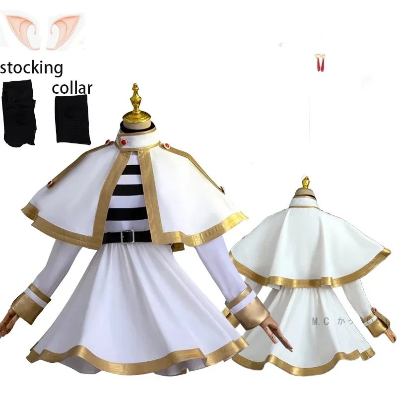 Sousou no frozen cosplay Parrucca per abito Frozen prop Abiti da festa di carnevale di Halloween in stock di alta qualità