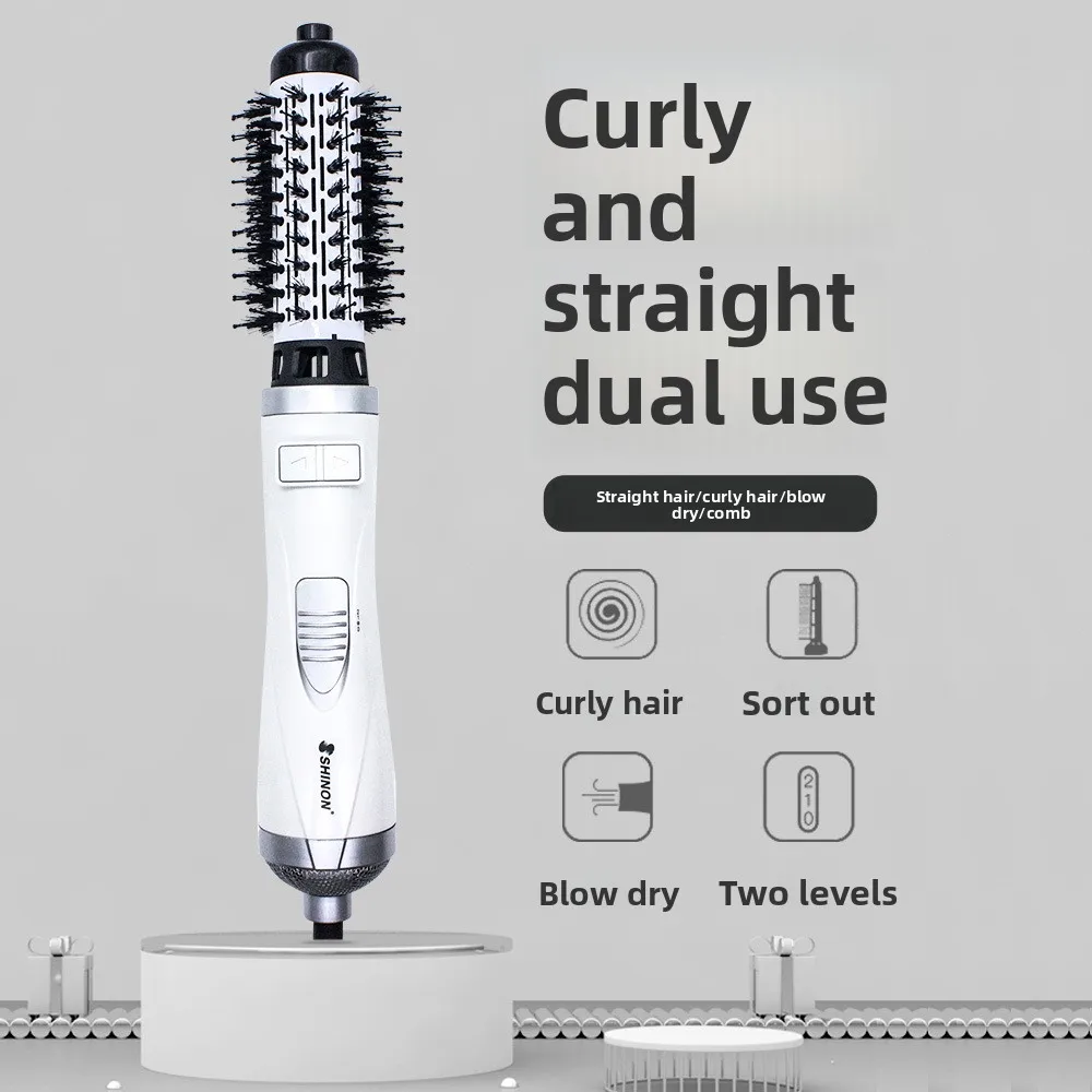 Auto Rotating Hot Air Brush Multifunctional Hair Dryer Straightener Curler for Big Waves Hair Care Styling Tool No Damage Hair