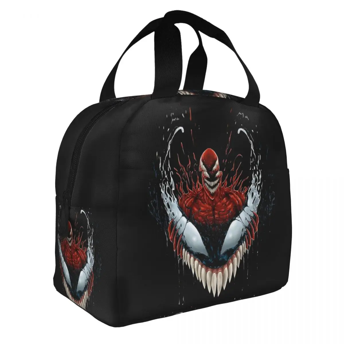 For Men Women Lunch Bag Carnage Inside New Marvel Venom The Last Dance Aluminum Foil InsulationLunch ContainerChildren's School