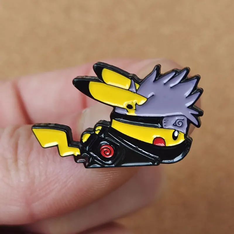 دبوس دبوس من المينا لبيكاتشو بوكيمون للنساء ، دبابيس طية صدر كرتونية ، شارات على حقيبة ظهر ، إكسسوارات ملابس ، هدايا مجوهرات #3