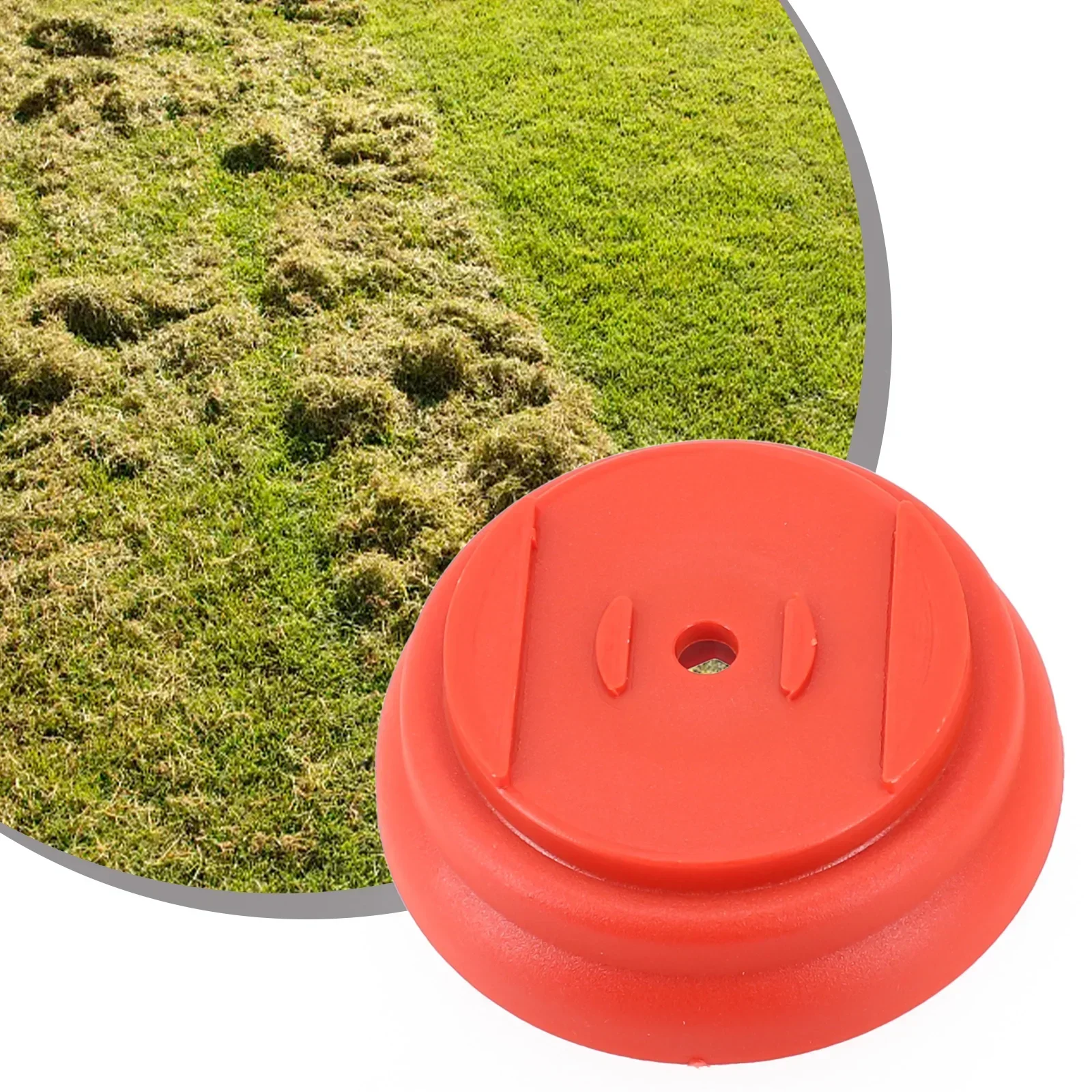 1/2pcs Plastic Cover Red/Black Lawn Mower Blade Base For Mowing Pruning Greening Garden Power Tool Trimmer Attachments