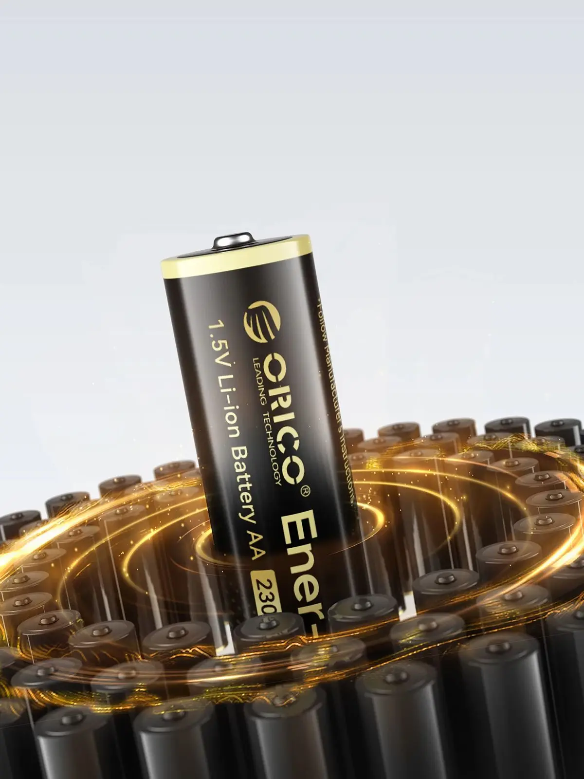 AliExpress Orico ORICO AA 1.5V Rechargeable Battery 2300mWh Lithium Batteries 1500+ Times Cycle for Remote Control Mouse Electric Toy Camera