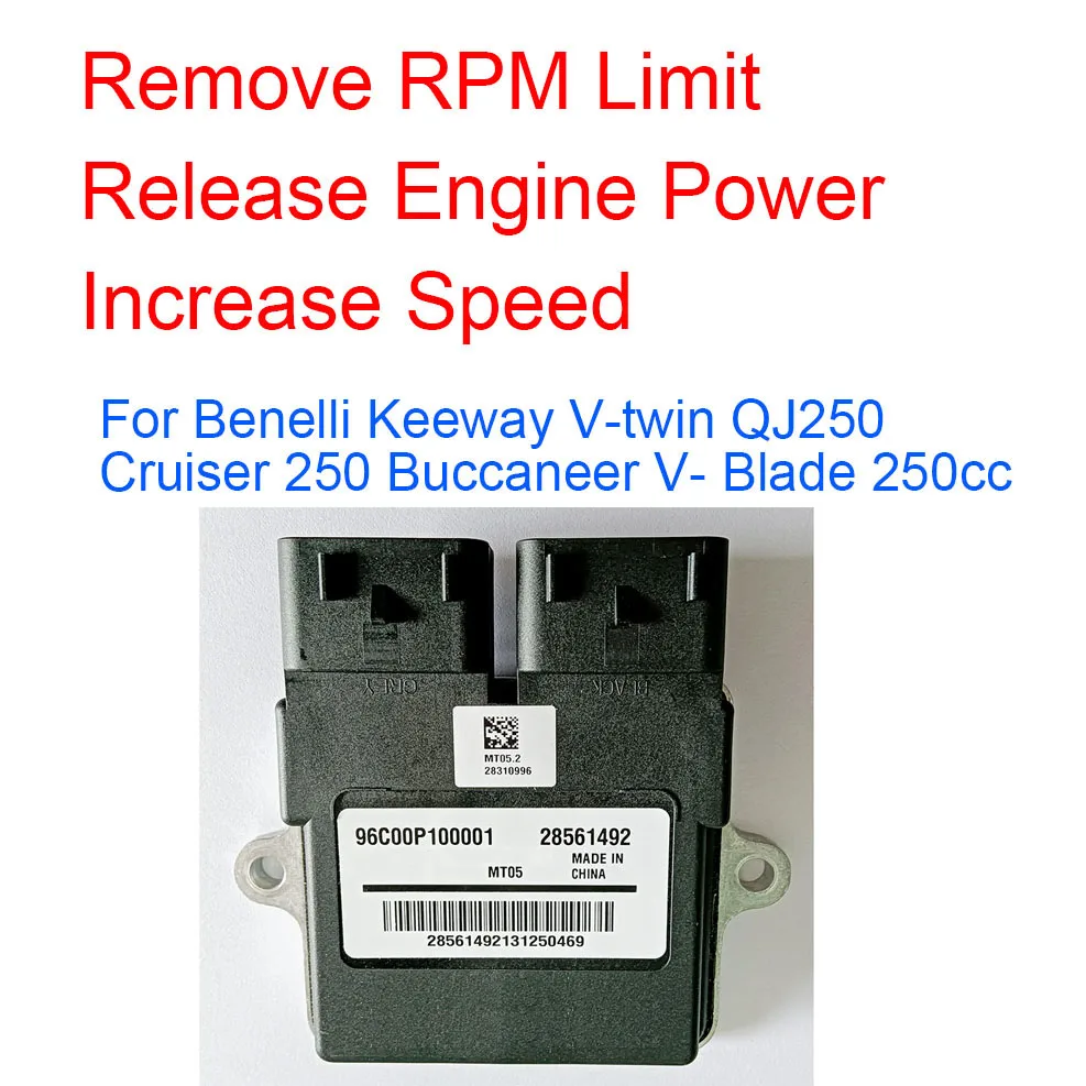 Modified Engine Control Module Unit ECU Remove Speed Limit for Benelli Keeway V-Twin QJ250 Cruiser 250 Buccaneer V-Blade 250