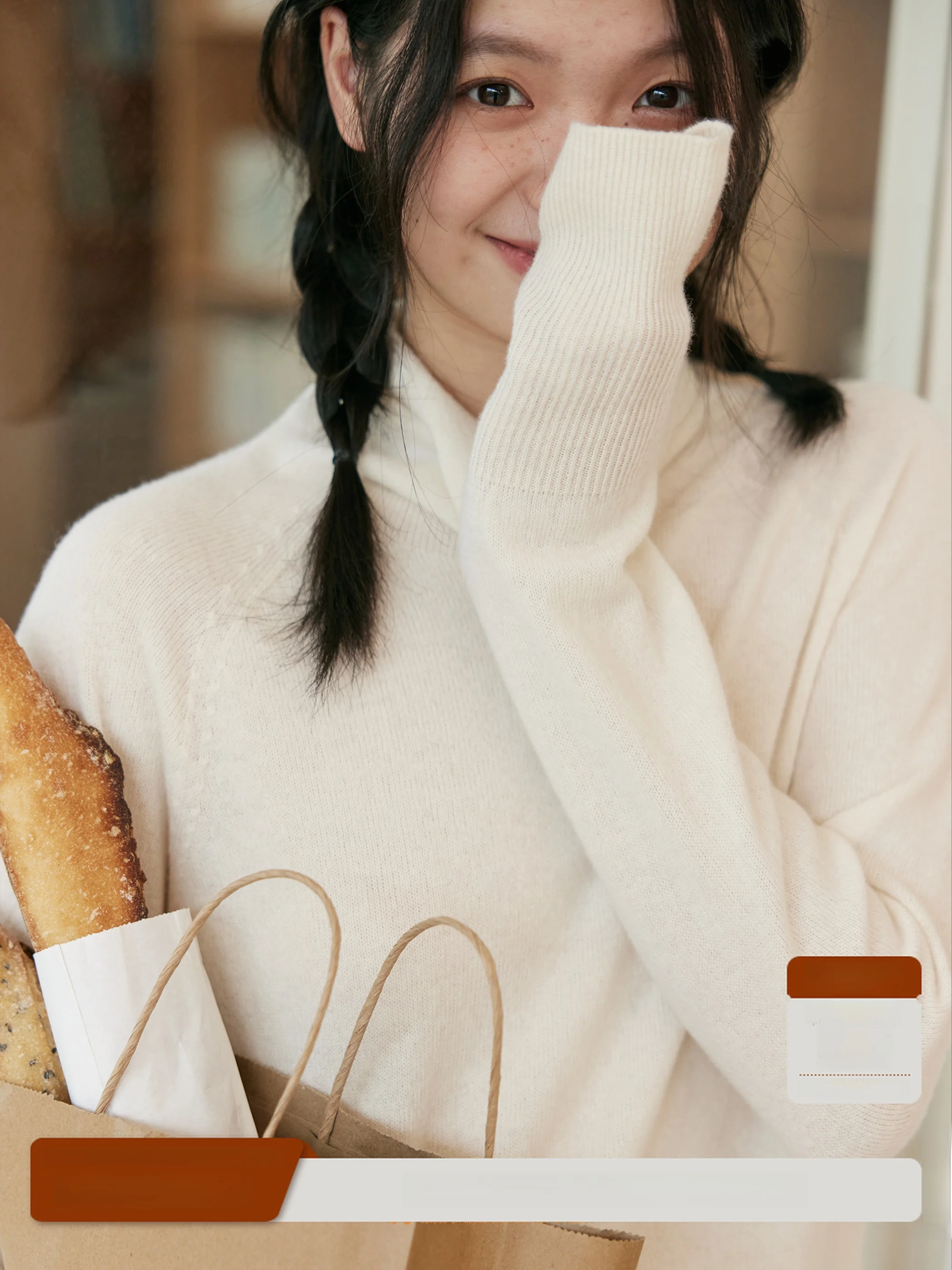 

Ultrine Merino Wool Knitted Base Layer Ne Warmer tle Fog Workroom Sle Long Sve Crew Ne Pullover Women's Knitwear