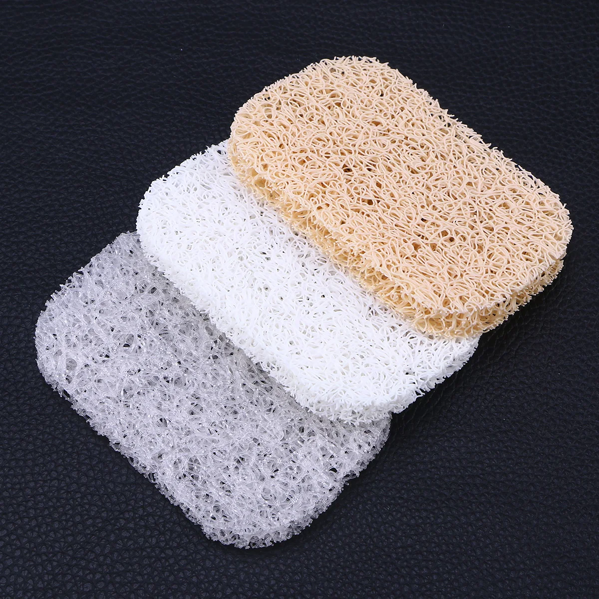 

Nonslip Pvc Saver Dish Self-Draining Tray For Bar Bathroom Kitchen White Drying Holder Dish Keep Soap Dry Longer Clean