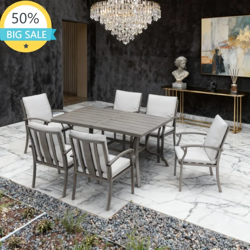 أريكة واحدة مجموعات أثاث خارجي حديقة الأثاث نظام الجلوس أريكة استرخاء كرسي الجلسة الخارجية الأريكة الهواء فناء الزاوية المنزل #1