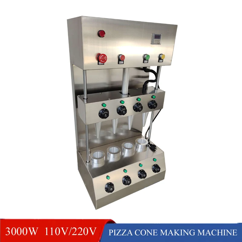 

Automatic Cone Pizza Maker With 4-Cone Handheld Pizza Cone Making Machine For Fast Food Restaurant Dining Cars